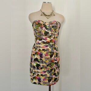 ✨NWT✨ Strapless Colorful Canvas Dress 🎨 - Topshop